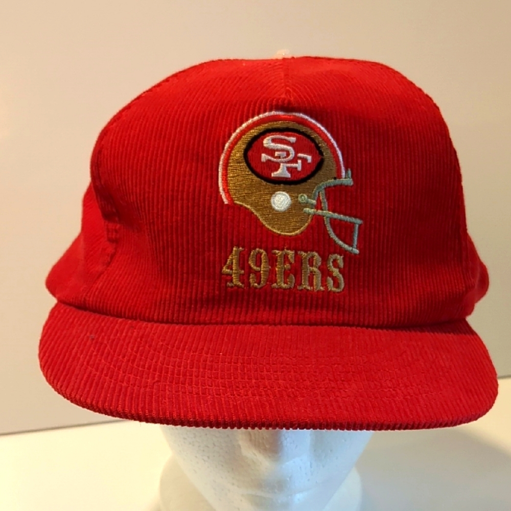 Red 49ers Corduroy Cap